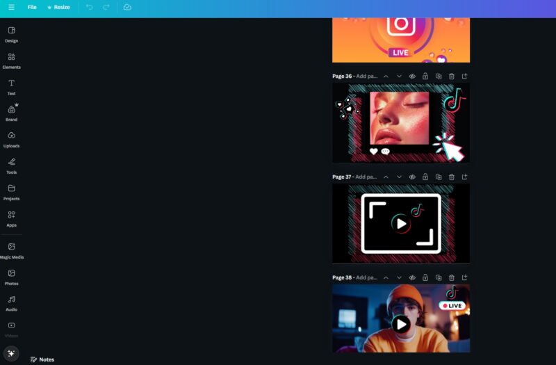 Canva’s intuitive, drag-and-drop interface empowers creators to design everything from social media posts to video thumbnails effortlessly 🎨📱 — no graphic design degree required