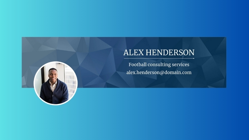 Example LinkedIn banner show clear role context with name, profession, and clean layout aligned with profile photo